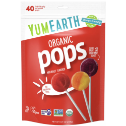 1 Case - 12 Pack, YUM EARTH! - Organic Fruit Pops, 241g