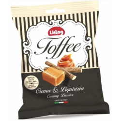1 Case - 20pcs, Liking Toffee - Creamy Licorice 150 gr.