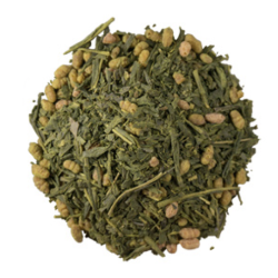 Japanese loose tea - 500gram, Genmaicha with Matcha, Fukamushi green tea, roasted rice + matcha