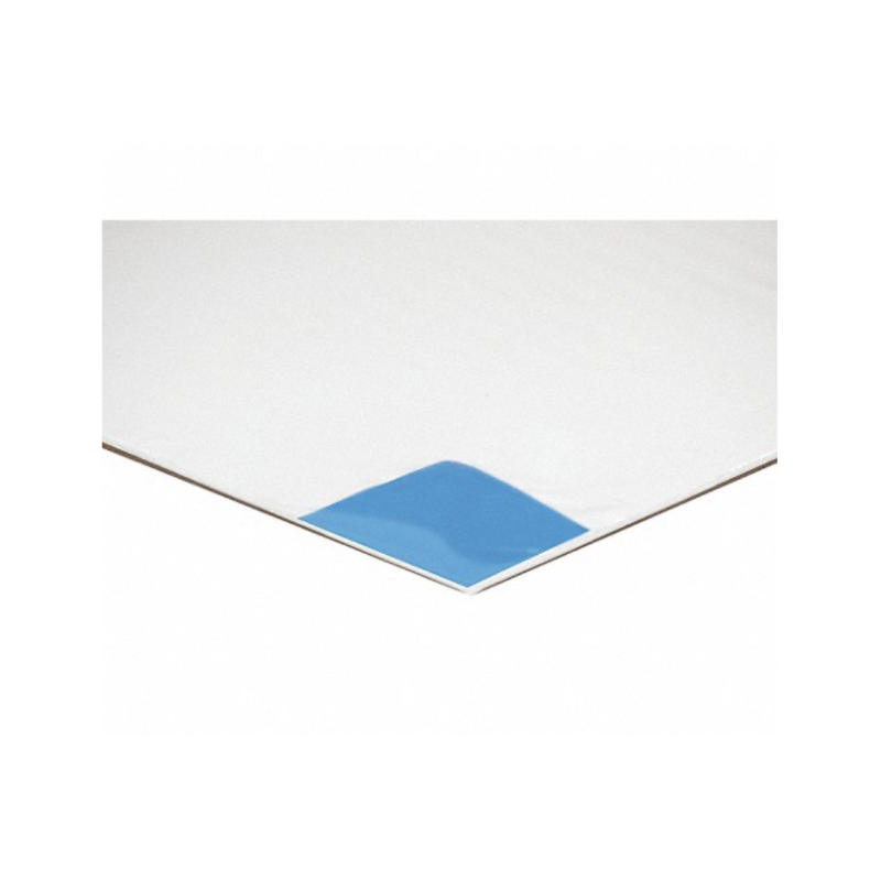 1 Case - 40 Pack, Clean Room Mat, 18"x47" - 30 sheets per Mat, White Edgewood™