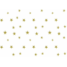1 Case - Printed Cellophane - Gold Stars 40"x100' - 25 Micron (1.0 mil)