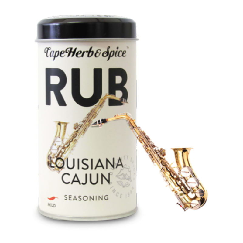 1 Case - 6pack,100G CAPE HERB & SPICE - Louisiana Cajun Rub Shaker