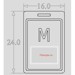 Palengke Cutting Board, L 24" x W16"x H 0.500", NATURAL WHITE HDPE