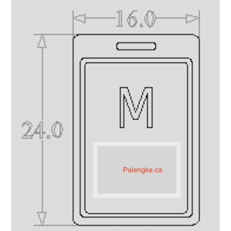 Palengke Cutting Board, L 24" x W16"x H 0.500", NATURAL WHITE HDPE