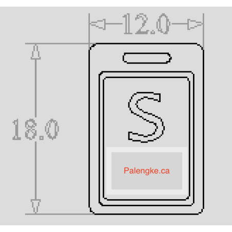 Palengke Cutting Board, L 12" x W18"x H 0.500", NATURAL WHITE HDPE