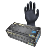 1 Case - 10 Boxes, Ronco Sentron™ 4 Nitrile Examination Glove - Black 4mil 100/BX