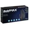 1 Case - 10 Boxes, Aurelia® BoldMAX™ Nitrile Gloves - Black 6mil 100/BX