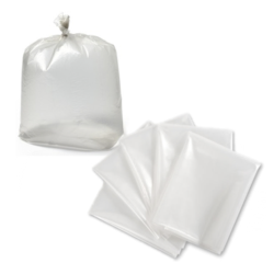 1 Case - 200pcs, Industrial Garbage Bags - Strong Clear 26"x36"