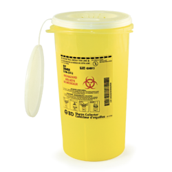 1 Case - 3 Pack, Medical Sharps Container - 3L