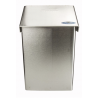 1 Case - 2 Pack, Frost® Surface Mounted Napkin Disposal - Stainless Steel 6L