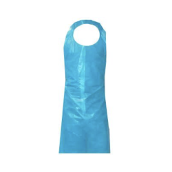 1 Case - Ronco CoverMe™ PEA3 Polyethylene Apron - Blue 1mil 1000/CS