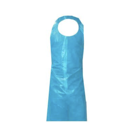 1 Case - Ronco CoverMe™ PEA3 Polyethylene Apron - Blue 1mil 1000/CS