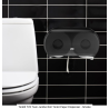 1 Case - 2 Pack, Tork® T22 Twin Jumbo Roll Toilet Paper Dispenser - Smoke