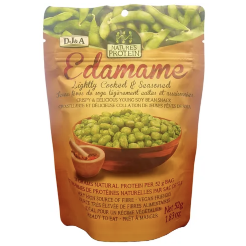 1 Case, 12 Pack - DJ&A NATURE'S PROTEIN EDAMAME 52G