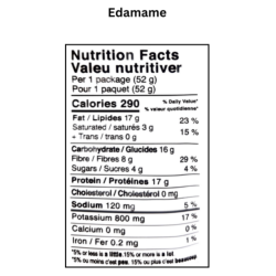 1 Case, 12 Pack - DJ&A NATURE'S PROTEIN EDAMAME 52G