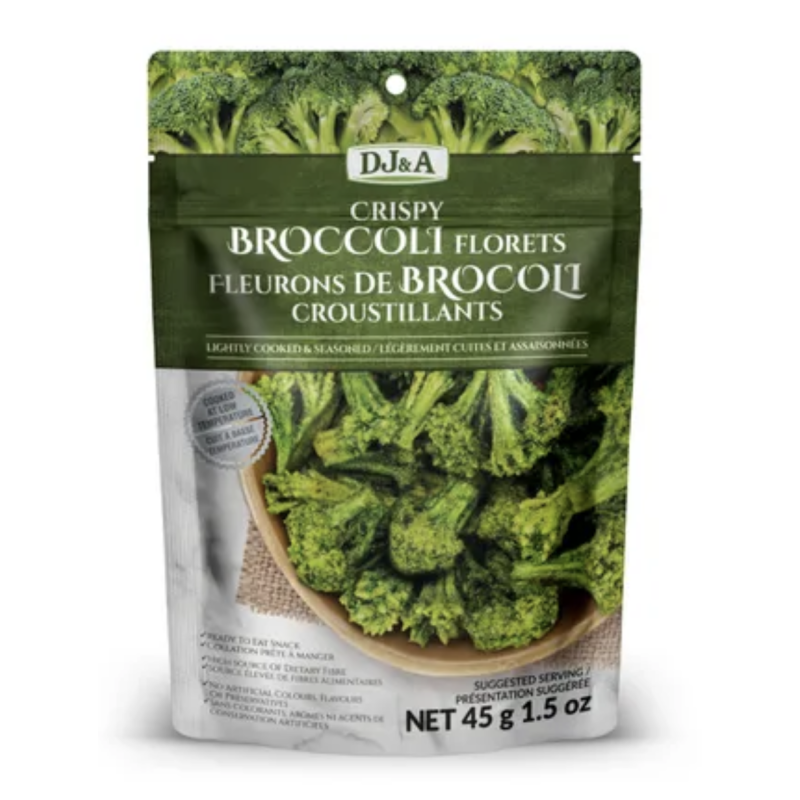 1 Case, 9 Pack - DJ&A BROCCOLI FLORETS 45G