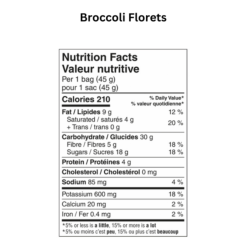 1 Case, 9 Pack - DJ&A BROCCOLI FLORETS 45G