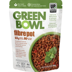 1 Case, 6 Pack - GREEN BOWL FIBREPOT 250G