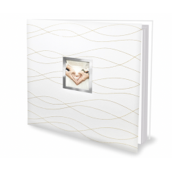 1 Case, 3 Pack - Scrapbook Album: 12"x12" PostBound w/10shts&prot - Gold Stitched