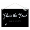 1 Case - 12 Pack - A Brides Wish: 10.88"x7" Chalk-It-Up Hashtag Hanger Board MDF