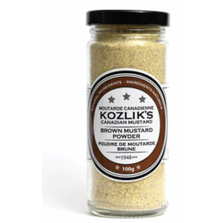 1 Case - 6 Pack, KOZLIK'S - Kozlik Mustard Powder, Medium Brown Mustard, 100G