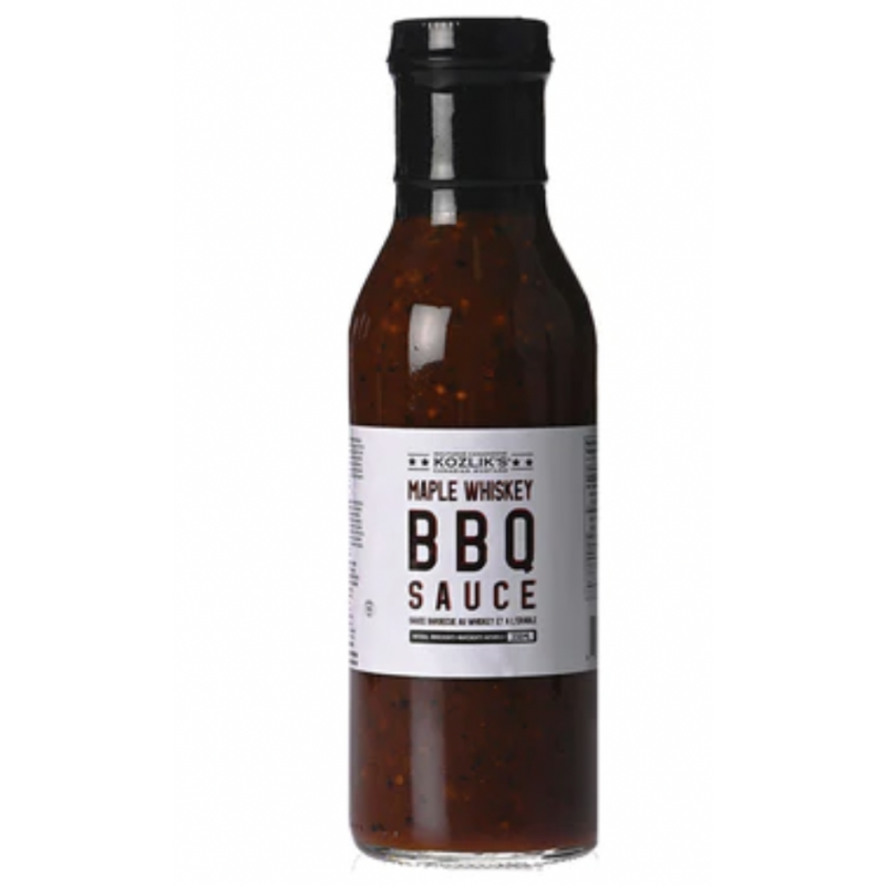 A sweet and spicy barbecue sauce with Ontario maple syrup, whiskey, and a slight taste of horseradish.