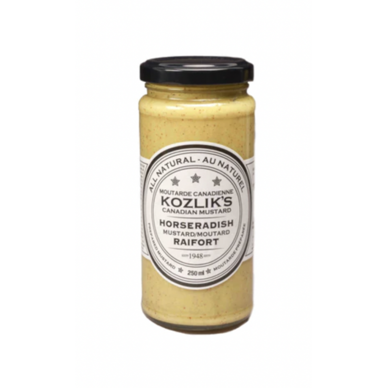 A hot mustard made with liberal amounts of our hot horseradish.