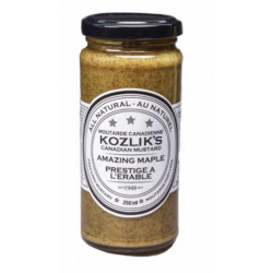 1 Case - 6 Pack, KOZLIK'S - Kozlik's Mustard, Amazing Maple Mustard, 250ML