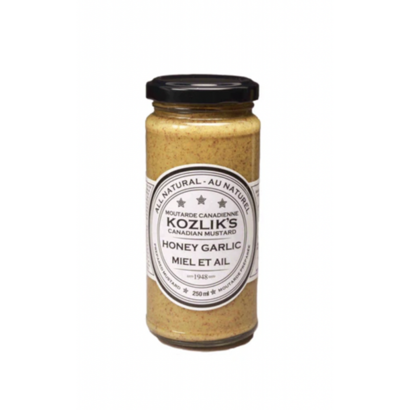 1 Case - 6 Pack, KOZLIK'S - Kozlik's Mustard, Honey & Garlic, 250ML