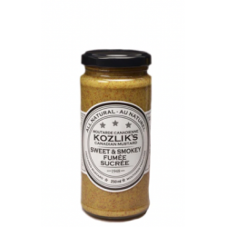 1 Case - 6 Pack, KOZLIK'S - Kozlik's Mustard, Sweet & Smokey Mustard, 250ML