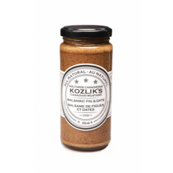 1 Case - 6 Pack, KOZLIK'S - Kozlik's Mustard, Balsamic Figs & Dates Mustard, 250ML
