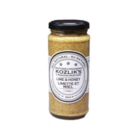 1 Case - 6 Pack, KOZLIK'S - Kozlik's Mustard, Lime & Honey Mustard, 250ML