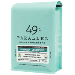 1 Case - 6pack, 340G - 49TH PARALLEL, WHOLE BEAN COFFEE - Nostalgia Blend