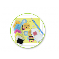 1 Case - 12 Pack - Krafty Kids Kit: DIY Diamond Art Kit - Bumble Bees