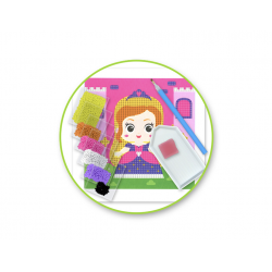 1 Case - 12 Pack - Krafty Kids Kit: DIY Diamond Art Kit - Princess