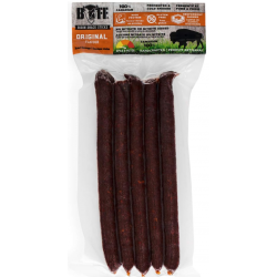 1 Case - 12pack, 125G, BUFF, BISON SNACK STICKS - Cold Smoked & Fermented FIVE PACK