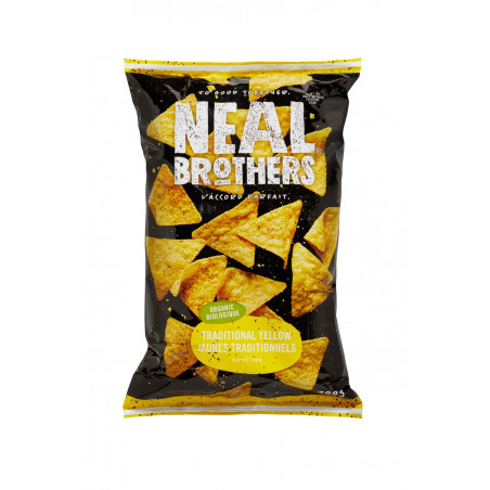 1 Case - 10 Pack, Neal Brothers, Tortilas - Yellow Corn Organic Triangles, 300G