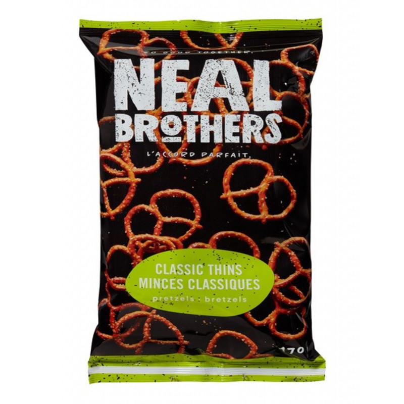 1 Case - 12 Pack, Neal Brothers, NB Pretzels - Thin Twists Pretzels, 170g