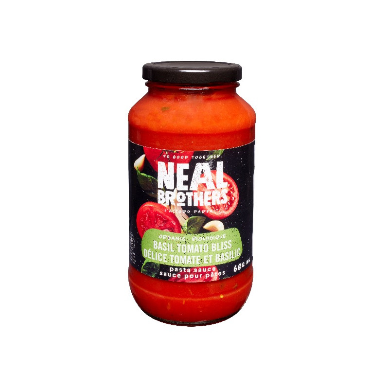 1 Case - 12 Pack, Neal Brothers, NB Pasta Sauce - Organic Basil Tomato Bliss Pasta Sauce, 680ml
