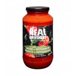 1 Case - 12 Pack, Neal Brothers, NB Pasta Sauce - Organic Greens & Pepperoncini Pasta Sauce, 680ml