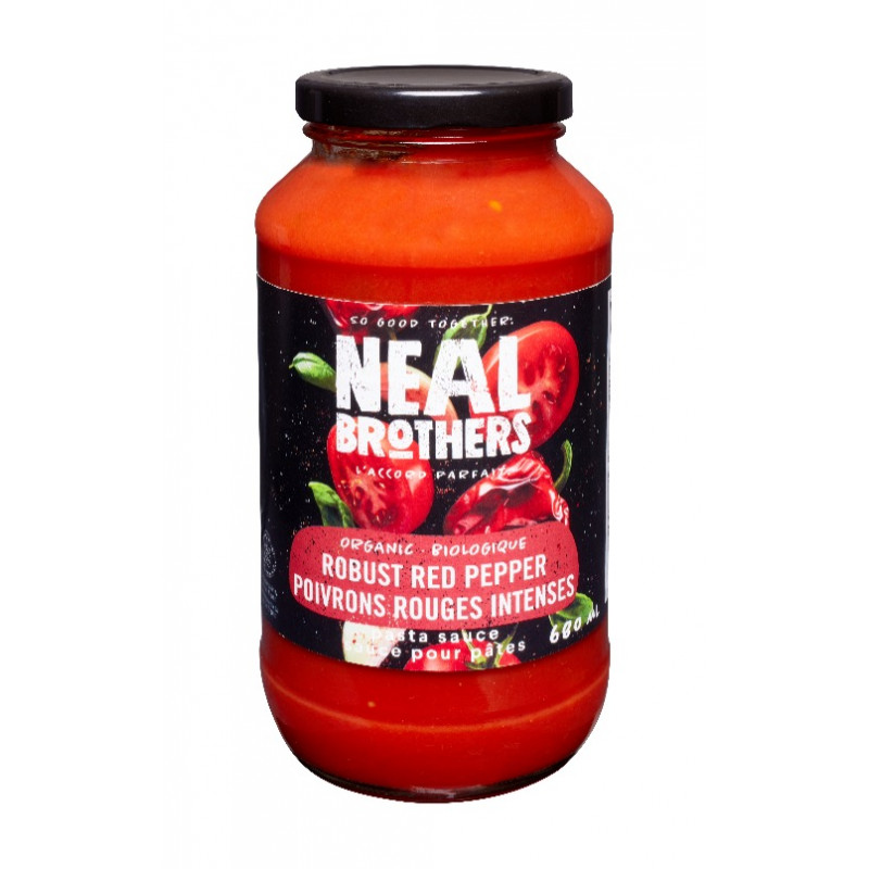 1 Case - 12 Pack, Neal Brothers, NB Pasta Sauce - Organic Robust Red Pepper Pasta Sauce, 680ml