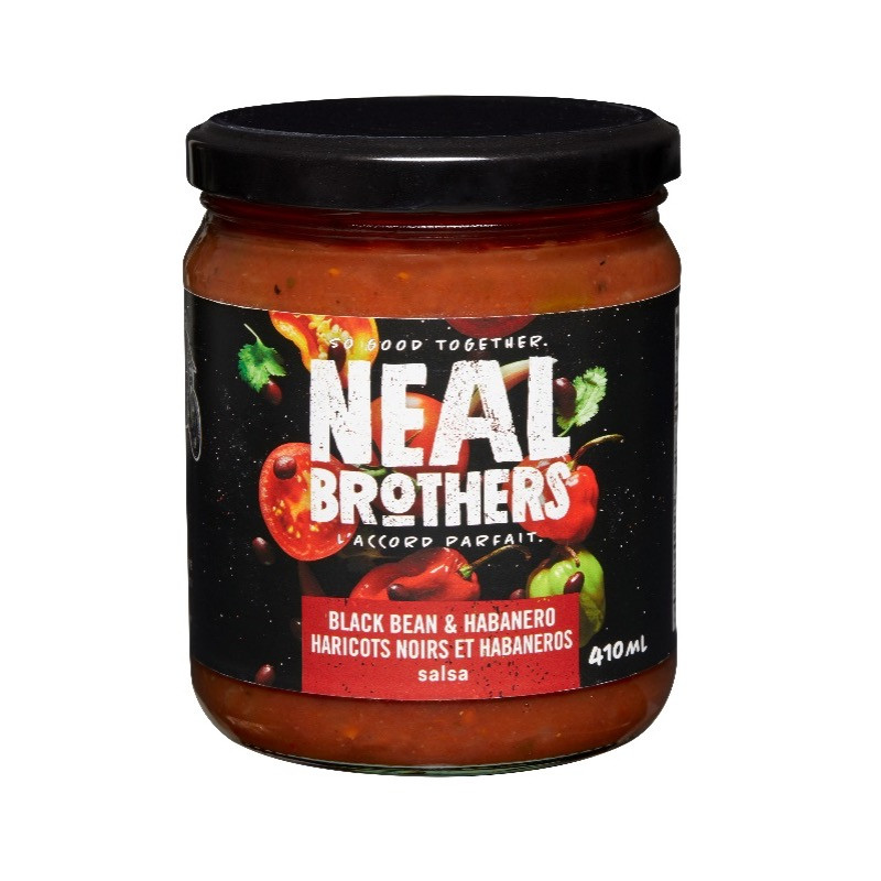 1 Case - 12 Pack, Neal Brothers, NB Salsa - Black Bean Habenero Salsa, 410ml