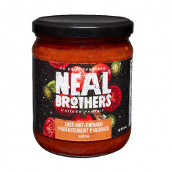 1 Case - 12 Pack, Neal Brothers, NB Salsa - Just Hot Enough Salsa, 410ml