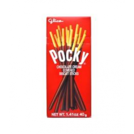 1 Case - 10 Pack, GLICO POCKY CHOCOLATE BAGS (4)5X156G