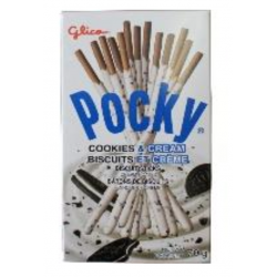 1 Case - 10 Pack, GLICO POCKY COOKIES AND CREAM (12)10X70G