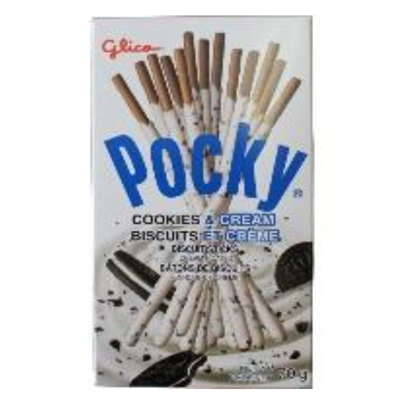 1 Case - 10 Pack, GLICO POCKY COOKIES AND CREAM (12)10X70G