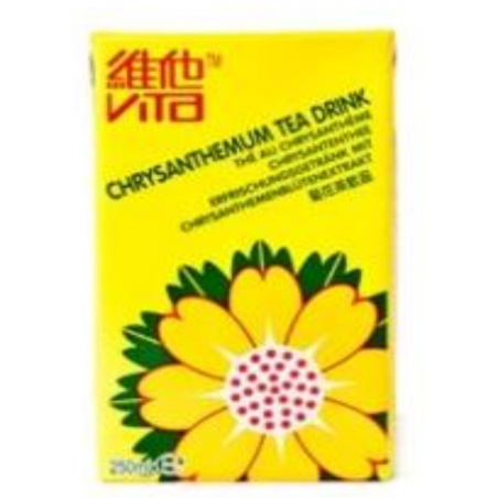 1 Case - 8 Pack, VITA CHRYSANTHEMUM TEA DRINK , 6x250ML