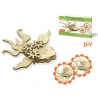 Krafty Kids Kit: 3D Mini Mechanical Gear Wood Puzzle B) Goldfish