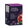 1 Case - 6 Pack, Four O'Clock - Pomegranate Echinacea Organic Fairtrade Herbal Tea,16X28.8G