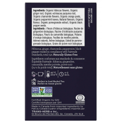 1 Case - 6 Pack, Four O'Clock - Pomegranate Echinacea Organic Fairtrade Herbal Tea,16X28.8G